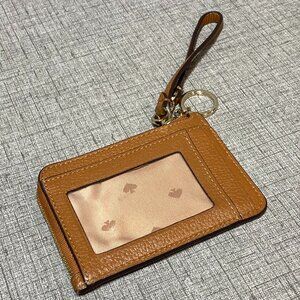 Like new Kate Spade Leila Small Card Holder Wristlet in warm gingerbread